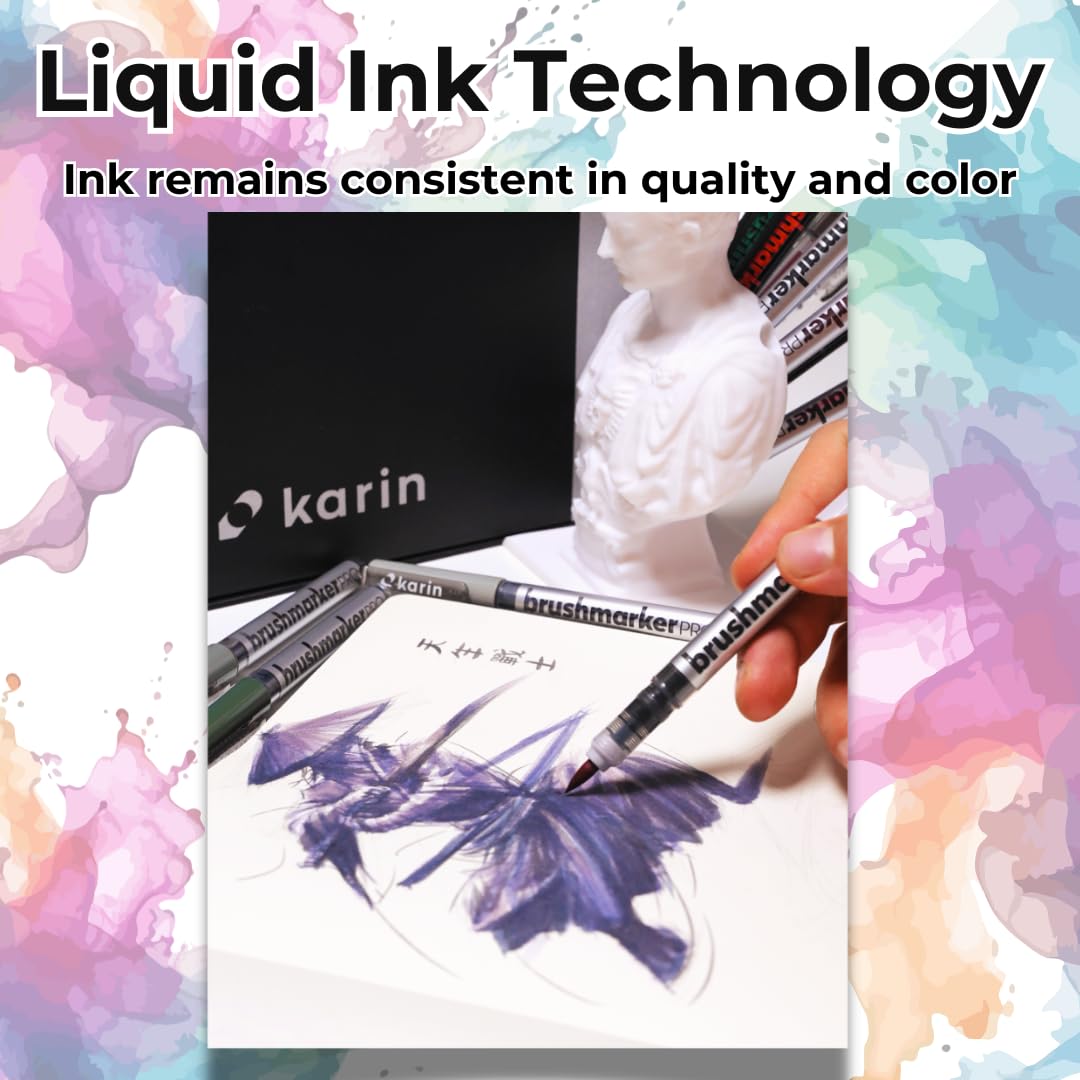 Amazon.co.jp: 日本初上陸 欧州製 カリン ブラシマーカー プロ メガ